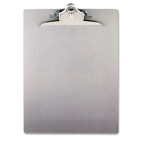 Saunders Aluminum Clipboard with High-Capacity Clip
