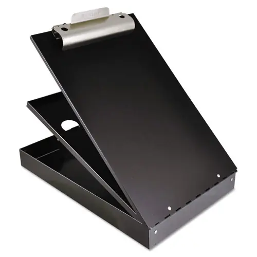 Saunders Cruiser Mate Aluminum Storage Clipboard, Black, 1.5" Clip Capacity