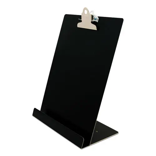 Saunders Free Standing Clipboard and Tablet Stand, Black, Letter Size, 1" Clip Capacity