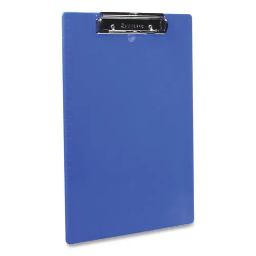 Saunders Recycled Plastic Clipboard, Cobalt, 9 x 12.5 Inches, 0.5" Clip Capacity