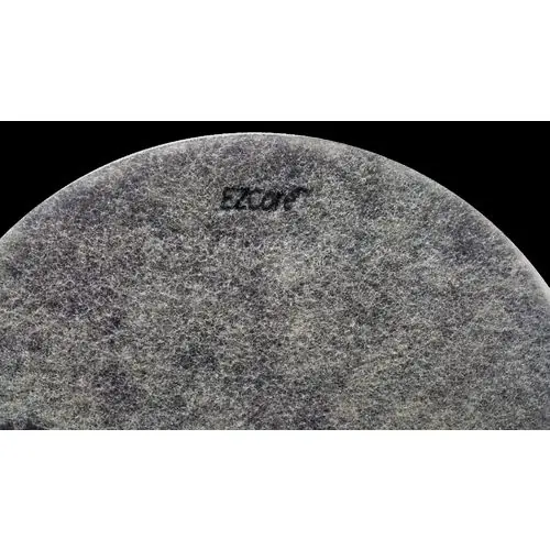 SC Johnson Professional® EZ Care Polishing Pad, 20" Diameter, Black/Gray, 2/Carton