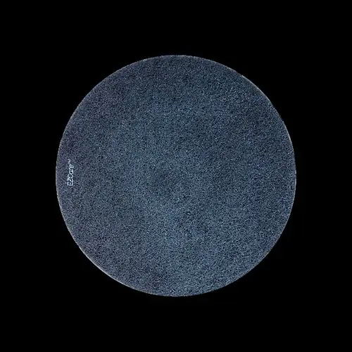 SC Johnson Professional® EZ Care Polishing Pad, 27" Diameter, Black/Gray, 2/Carton