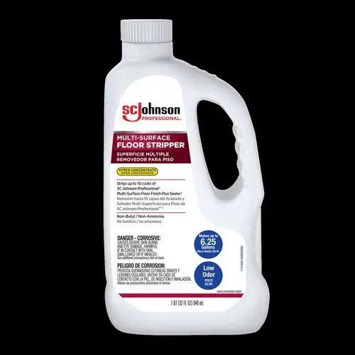 SC Johnson Professional® Hyper Concentrate Floor Stripper, Fresh Scent, 32 oz Bottle