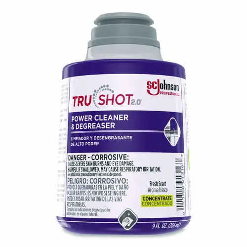 SC Johnson Professional® TruShot 2.0 Power Cleaner, Fresh Scent, 9 oz Cartridge, 4/Carton