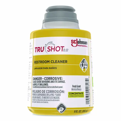 SC Johnson Professional® TruShot 2.0 Restroom Cleaner, Fresh Scent, 9 oz Cartridge, 4/Carton
