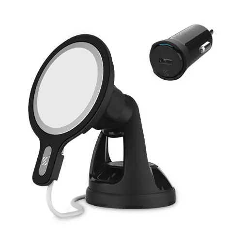 Scosche® MagicMount MSC Window/Dash Car Phone Holder Mount Kit for iPhone 12, Black