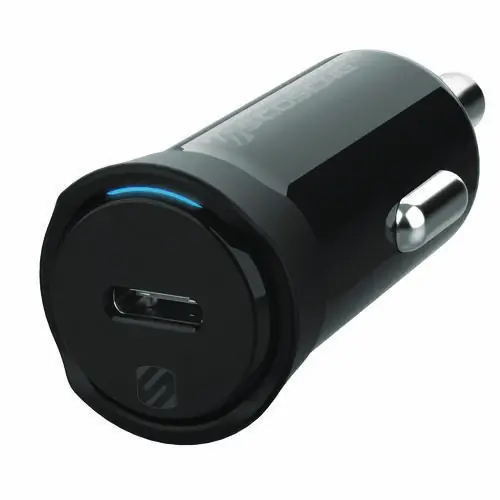 Scosche® PowerVolt USB-C Fast Charger for Car, White