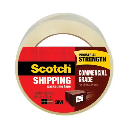 Scotch® 3750 Commercial Grade Packaging Tape with ST-181 Pistol-Grip Dispenser, 3" Core, Clear, 36/Carton