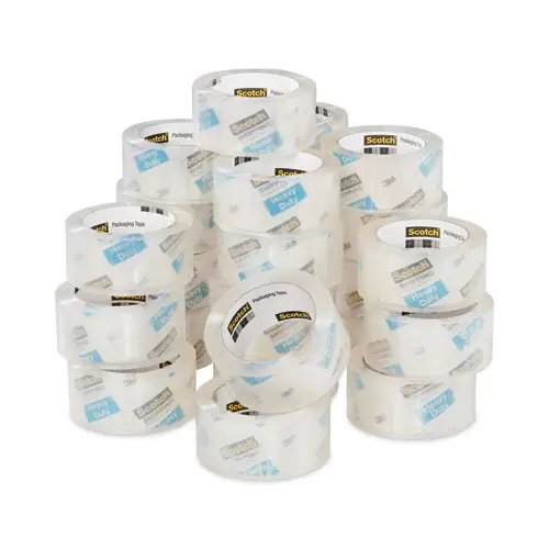 Scotch® 3850 Heavy-Duty Packaging Tape, Clear, 1.88" x 54.6 yds, 36/Carton