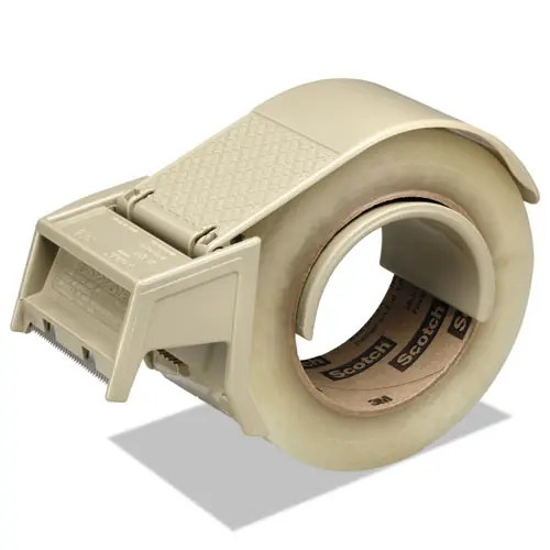 Scotch® Compact and Quick Loading Dispenser for Box Sealing Tape, Gray, 3" Core, Holds Rolls up to 2" x 50m