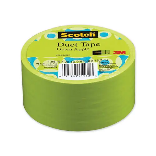 Scotch® Duct Tape, 1.88" x 20 yds, Green Apple