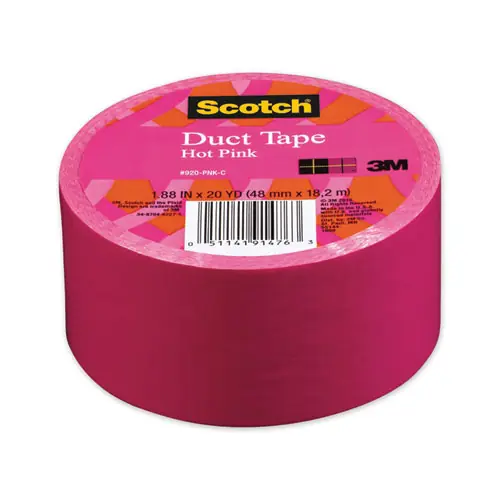 Scotch® Duct Tape, Hot Pink, 1.88" x 20 yds