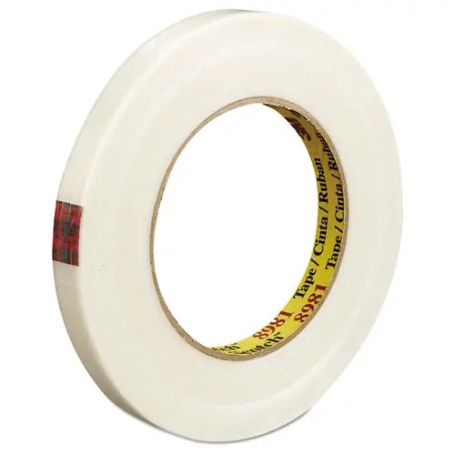 Scotch® Filament Tape 898, 3" Core, 24 mm x 55 m, Clear