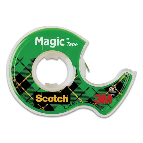 Scotch® Magic Tape in Handheld Dispenser, Clear, 1" Core, 0.75" x 25 ft