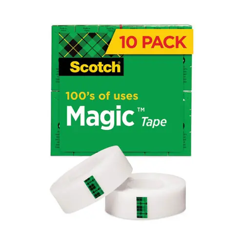 Scotch® Magic Tape Value Pack, Clear, 10/Pack
