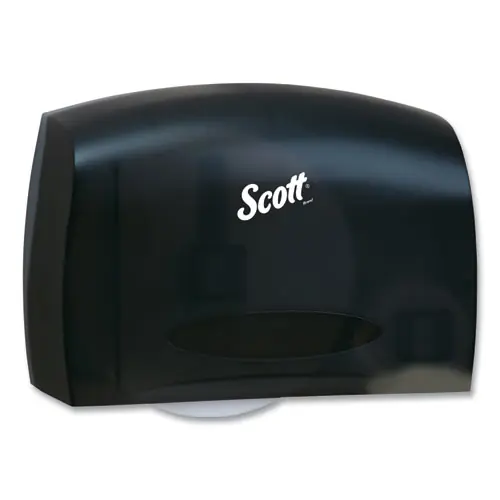 Scott® Essential Coreless Jumbo Roll Tissue Dispenser, Black, 14.25" x 6" x 9.75"
