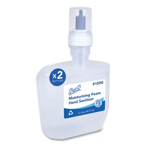 Scott® Pro Moisturizing Foam Hand Sanitizer, Fruity Cucumber Scent, 1,200 mL Cassette, 2/Carton