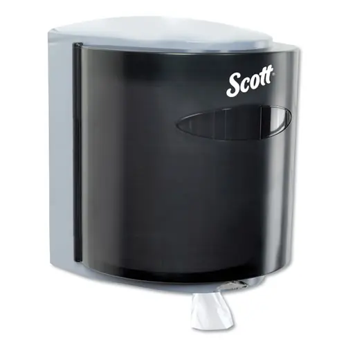 Scott® Roll Center Pull Towel Dispenser, Smoke/Gray
