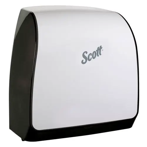 Scott® Slimroll Manual Towel Dispenser, White, 12.65" W x 13.02" H x 7.18" D