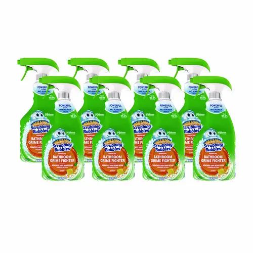 Scrubbing Bubbles® Multi Surface Bathroom Cleaner, Citrus Scent, 32 oz Spray Bottle, 8/Carton