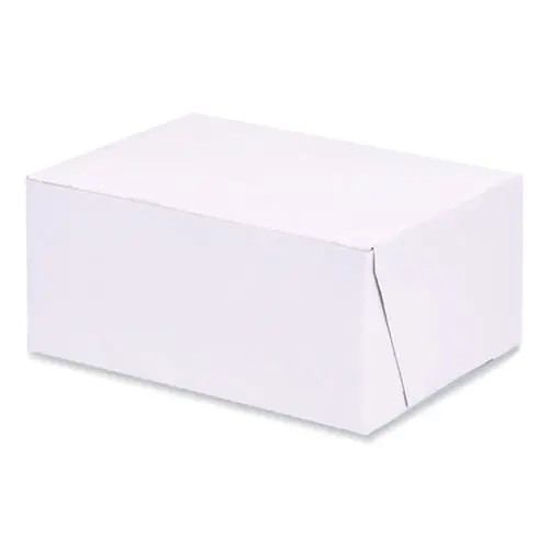 SCT® Bakery Boxes, Standard, White, Paper, 250/Carton