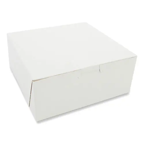 SCT® Bakery Boxes, Standard, White, Paper, 250/Carton