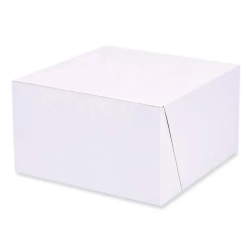 SCT® Bakery Boxes, White, 7 x 7 x 4, Paper, 250/Carton