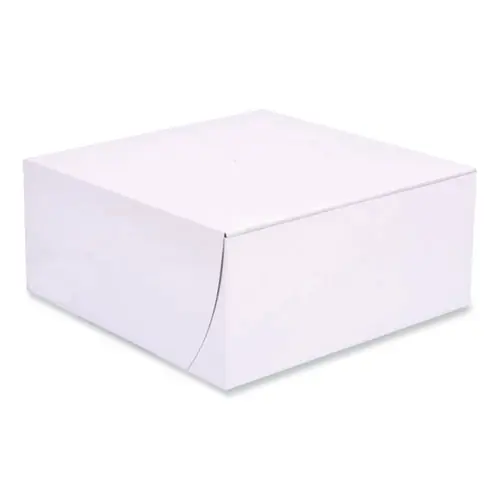SCT® Bakery Boxes, Standard, White, Paper, 200/Carton