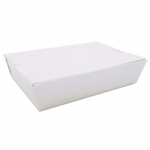 SCT® ChampPak Carryout Boxes #2, 7.75" x 5.5" x 1.88", White, Paper, 200/Carton