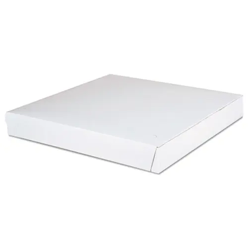 SCT® Lock-Corner Pizza Boxes, 14 x 14 x 1.88, White, Paper, 100/Carton