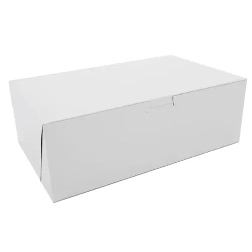 SCT® White One-Piece Non-Window Bakery Boxes, White, 250/Carton
