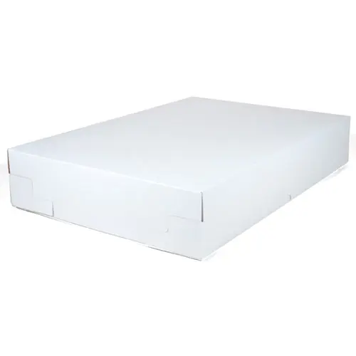 SCT® White One-Piece Non-Window Bakery Boxes, White, Paper, 25/Carton