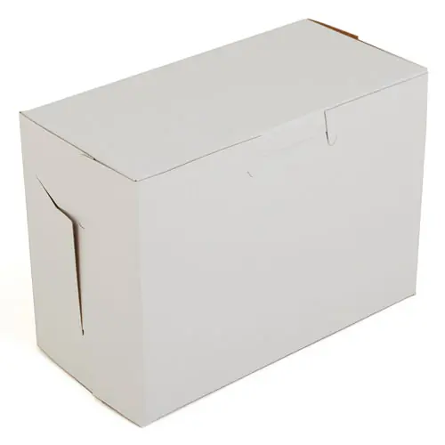 SCT® White One-Piece Non-Window Bakery Boxes, White, Paper, 250/Carton