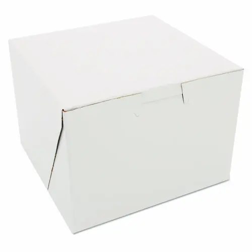 SCT® White One-Piece Non-Window Bakery Boxes, 250/Carton
