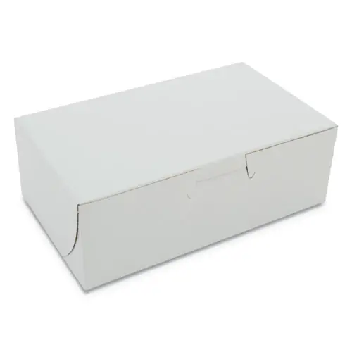 SCT® White One-Piece Non-Window Bakery Boxes, 250/Bundle