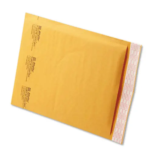 Sealed Air Jiffylite Self-Seal Bubble Mailer, #2, 8.5 x 12, Brown Kraft, 100/CT