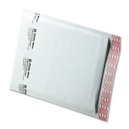 Sealed Air Jiffylite Self-Seal Bubble Mailer, #2, Barrier Bubble Air Cell Cushion, Self-Adhesive Closure, 8.5 x 12, White, 100/Carton