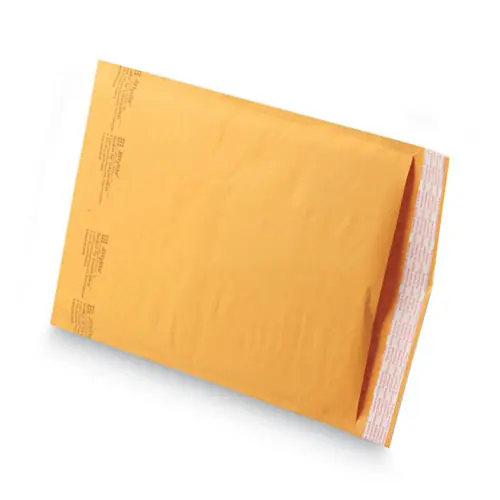 Sealed Air Jiffylite Self-Seal Bubble Mailer, #4, 9.5 x 14.5, Brown Kraft, 100/CT