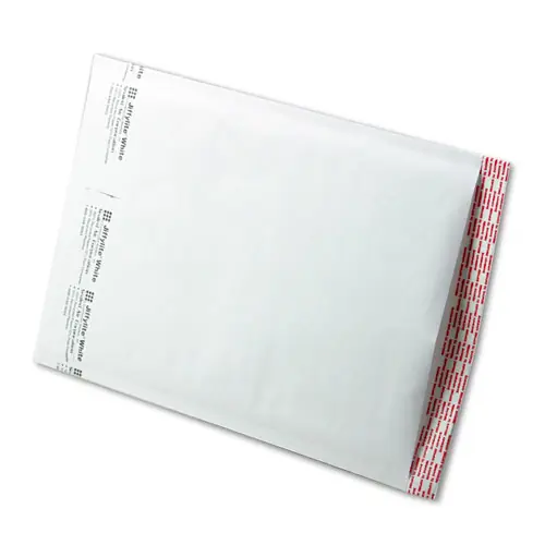 Sealed Air Jiffylite Self-Seal Bubble Mailer #4, 9.5" x 14.5", White, 100/Carton