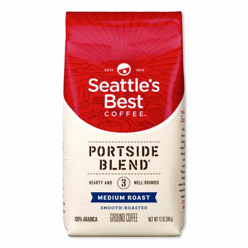 Seattle's Best™ Port Side Blend Ground Coffee, Medium Roast, 12 oz Bag