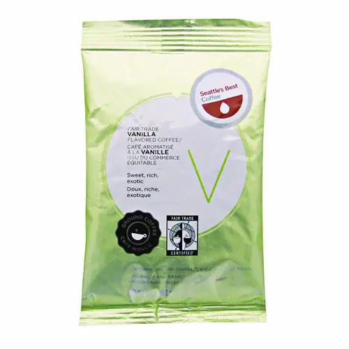 Seattle's Best™ Premeasured Flavored Coffee Packs, FT Vanilla, 42 Packs, 2oz Each, Non-Stock Item - Extended Delivery Time