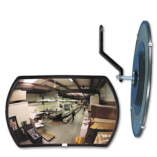 See All® 160° Convex Security Mirror, Round Rectangular, 18" x 12"