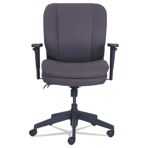 SertaPedic® Cosset Ergonomic Task Chair, Gray Seat/Back, Black Base, 19.5"-22.5" Seat Height, Supports Up to 275 lb