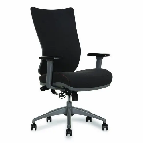 Sharper Image® Revive Shiatsu Ergonomic Mesh Swivel Massage Chair, Supports Up to 275 lbs, 19.75" to 22.75" Seat Height, Black Seat/Back