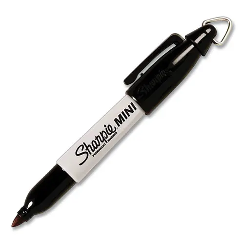 Sharpie® Mini Permanent Marker, Fine Bullet Tip, Black, 72/Pack