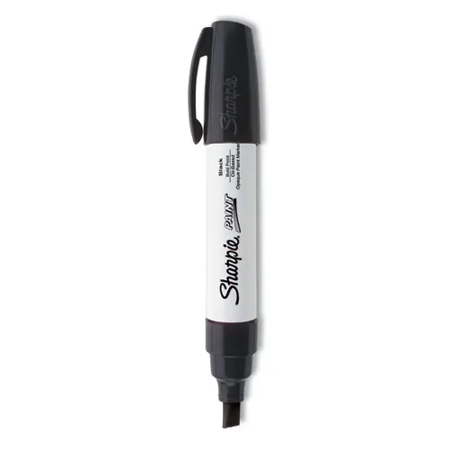 Sharpie® Permanent Paint Marker, Extra-Broad Chisel Tip, Black