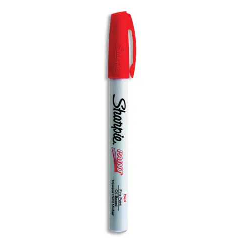 Sharpie® Permanent Paint Marker, Fine Bullet Tip, Red