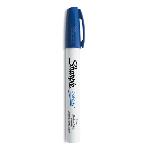 Sharpie® Permanent Paint Marker, Medium Bullet Tip, Blue