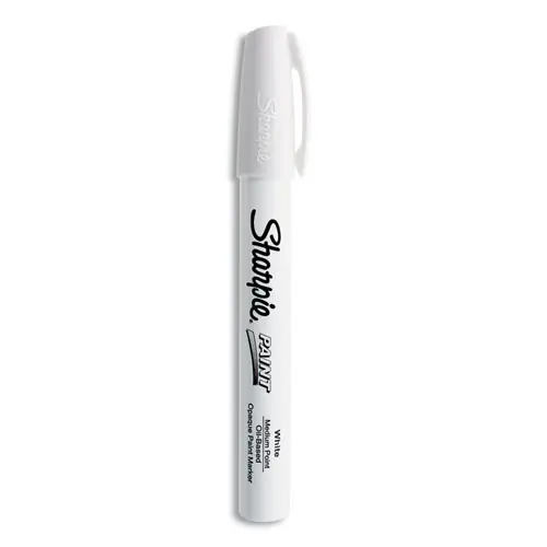 Sharpie® Permanent Paint Marker, Medium Bullet Tip, White