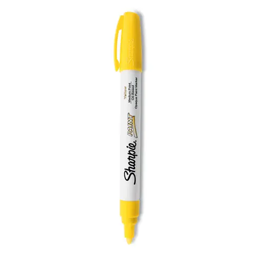 Sharpie® Permanent Paint Marker, Medium Bullet Tip, Yellow